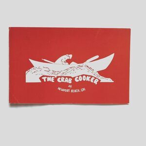 The Crab Cooker Postcard Newport Beach California 1968 Posted